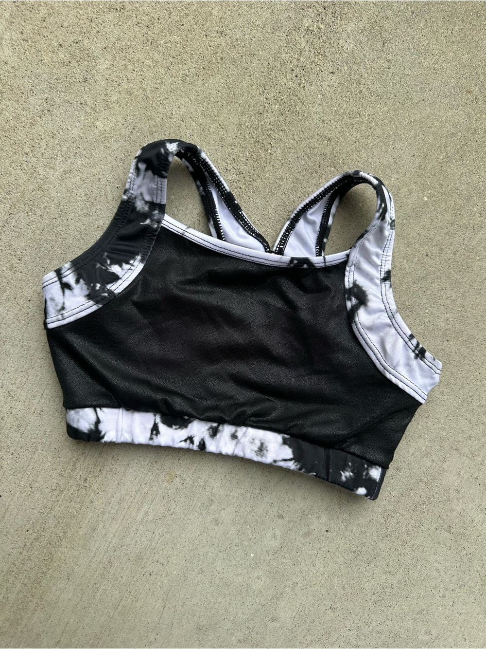 More Than Magic Girls Sports Bra Gymnastics Tie Dye